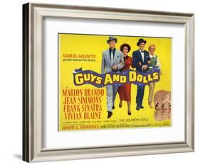 Guys And Dolls, 1955, Directed by Joseph L. Mankiewicz-null-Framed Giclee Print