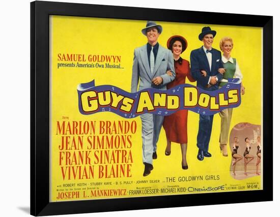 Guys And Dolls, 1955, Directed by Joseph L. Mankiewicz-null-Framed Giclee Print