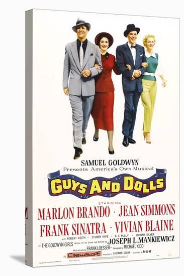 Guys And Dolls, 1955, Directed by Joseph L. Mankiewicz-null-Stretched Canvas