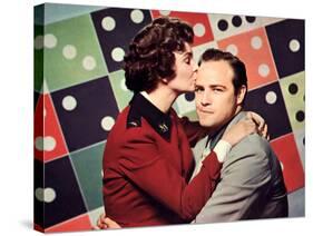 Guys And Dolls, Jean Simmons, Marlon Brando, 1955-null-Stretched Canvas