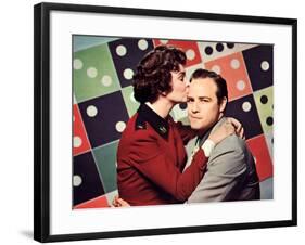 Guys And Dolls, Jean Simmons, Marlon Brando, 1955-null-Framed Photo