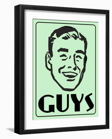 Guys Green-Retroplanet-Framed Giclee Print