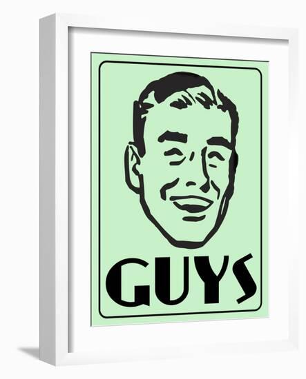 Guys Green-Retroplanet-Framed Giclee Print