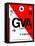 GVA Geneva Luggage Tag I-NaxArt-Framed Stretched Canvas