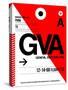 GVA Geneva Luggage Tag I-NaxArt-Stretched Canvas