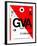 GVA Geneva Luggage Tag I-NaxArt-Framed Art Print