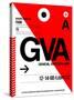 GVA Geneva Luggage Tag I-NaxArt-Stretched Canvas