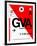 GVA Geneva Luggage Tag I-NaxArt-Framed Art Print