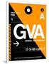 GVA Geneva Luggage Tag II-NaxArt-Framed Art Print