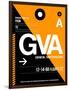 GVA Geneva Luggage Tag II-NaxArt-Framed Art Print