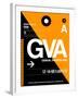 GVA Geneva Luggage Tag II-NaxArt-Framed Art Print