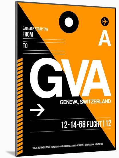 GVA Geneva Luggage Tag II-NaxArt-Mounted Art Print