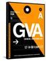 GVA Geneva Luggage Tag II-NaxArt-Framed Stretched Canvas