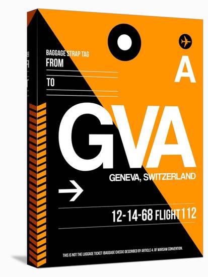 GVA Geneva Luggage Tag II-NaxArt-Stretched Canvas