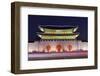 Gwanghwamun Gate at Geyongbokgung Palace in Seoul, South Korea.-SeanPavonePhoto-Framed Photographic Print