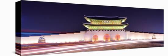 Gwanghwamun Gate is the Main Gate of Gyeongbokgung Palace in Seoul, South Korea.-SeanPavonePhoto-Stretched Canvas