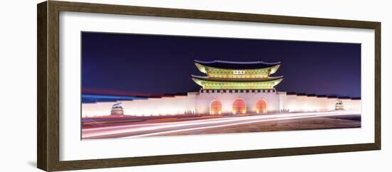 Gwanghwamun Gate is the Main Gate of Gyeongbokgung Palace in Seoul, South Korea.-SeanPavonePhoto-Framed Photographic Print