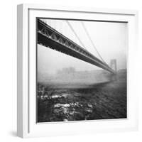 GWB Plenachrome Blur-Evan Morris Cohen-Framed Photographic Print