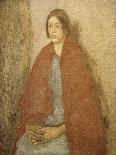 Young Woman in a Red Shawl-Gwen John-Giclee Print