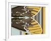 Gwen over Stripes-Belen Mena-Framed Giclee Print