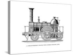 Gwr Loco 1838-null-Stretched Canvas