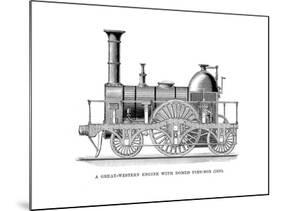 Gwr Loco 1838-null-Mounted Giclee Print