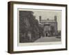 Gwydyr Castle, Carnarvon, the Seat of Earl Carrington-null-Framed Giclee Print