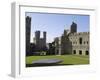 Gwynedd, Caernarvon, Inside the Walls of Caernarvon Castle, Wales-John Warburton-lee-Framed Photographic Print