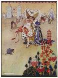 Alice with the Duchess at the Croquet Match-Gwynedd M. Hudson-Laminated Art Print