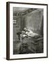 Gwynplaine and Dea Sleeping on a Chest - Illustration from L’Homme Qui Rit, 19th Century-Georges Marie Rochegrosse-Framed Giclee Print