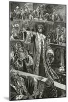 Gwynplaine at the Chamber of Lords - Illustration from L’Homme Qui Rit, 19th Century-Georges Marie Rochegrosse-Mounted Giclee Print