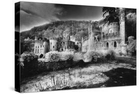 Gwyrch Castle, Abergele, Conwy, Wales-Simon Marsden-Stretched Canvas