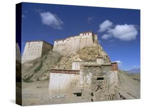 Gyangze Dzong (Monastery), Gyangze (Gyantse), Tibet, China-Jane Sweeney-Stretched Canvas