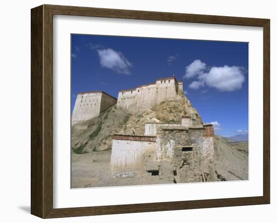 Gyangze Dzong (Monastery), Gyangze (Gyantse), Tibet, China-Jane Sweeney-Framed Photographic Print