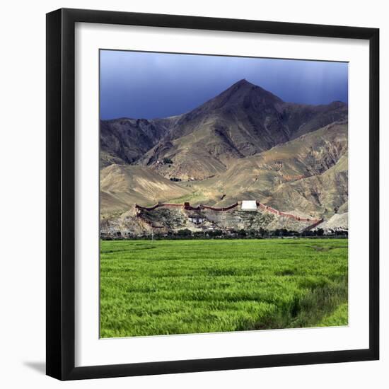 Gyantse Dzong, Gyantse County, Shigatse Prefecture, Tibet, China-Ivan Vdovin-Framed Photographic Print