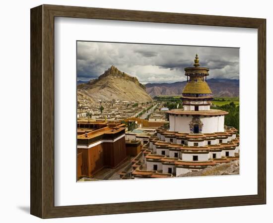 Gyantse Monastery, Along the Friendship Highway, Tibet-Michele Falzone-Framed Photographic Print