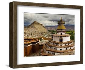 Gyantse Monastery, Along the Friendship Highway, Tibet-Michele Falzone-Framed Photographic Print