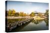 Gyeongbokgung Palace and its Grounds on a Fine Autumn Day in Seoul, South Korea.-FiledIMAGE-Stretched Canvas