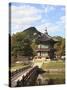 Gyeongbokgung Palace (Palace of Shining Happiness), Seoul, South Korea, Asia-null-Stretched Canvas