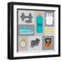 Gym Digital Design-Diana Johanna Velasquez-Framed Art Print