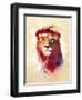 Gym Lion-Robert Farkas-Framed Giclee Print