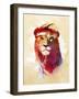 Gym Lion-Robert Farkas-Framed Giclee Print