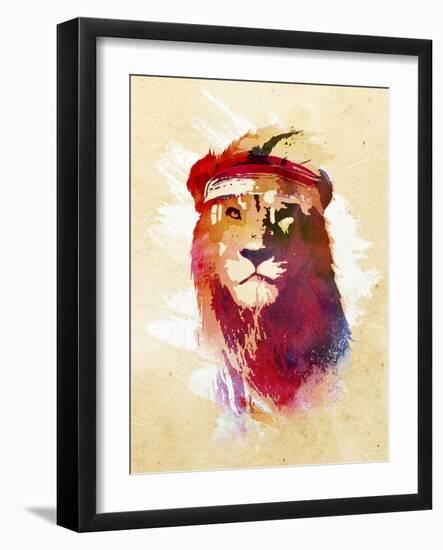 Gym Lion-Robert Farkas-Framed Giclee Print