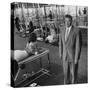 Gym Owner, Vic Tanny in One of His 60 Gyms-Allan Grant-Stretched Canvas