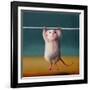 Gym Rat Pull Up-Lucia Heffernan-Framed Art Print