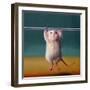 Gym Rat Pull Up-Lucia Heffernan-Framed Art Print