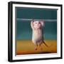 Gym Rat Pull Up-Lucia Heffernan-Framed Art Print