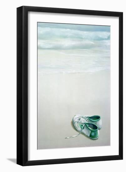 Gym Shoes on Beach-Lincoln Seligman-Framed Giclee Print