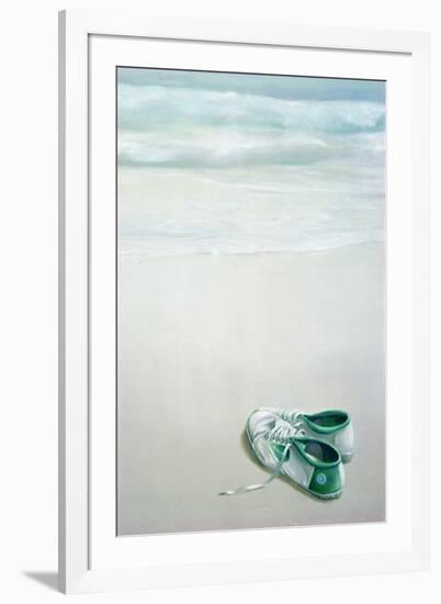 Gym Shoes on Beach-Lincoln Seligman-Framed Giclee Print