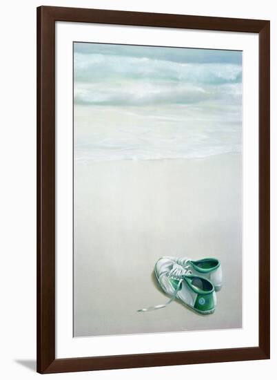 Gym Shoes on Beach-Lincoln Seligman-Framed Giclee Print